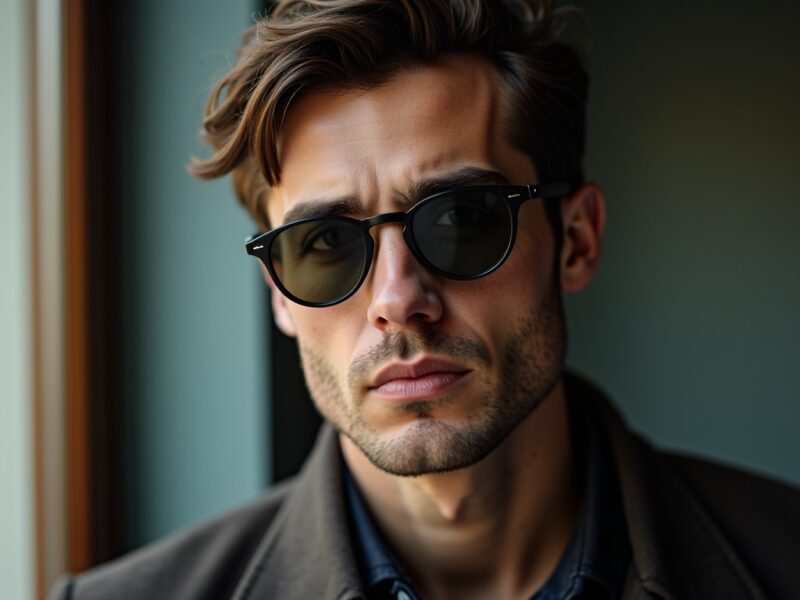L&rsquo;homme aux lunettes : un regard sur l&rsquo;élégance et la vision